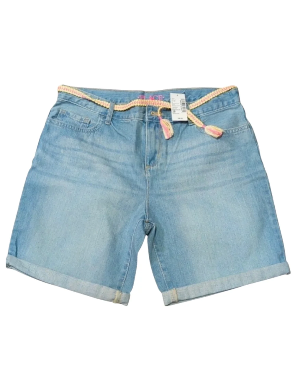 The Children's Place Midi Mi-Long Denim Shorts Savannah Wash …
